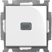 Two way switch white with locator LED 2006/1UCGL-94-507 Basic55