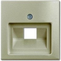 Cover plate for data outlet, champagne 1x8RJ B55 1803-93-507