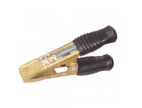 Battery clamp Brass 20 black