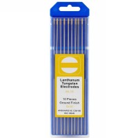 Tungsten electrode WL15, 1.6X175 Gold AC/DC (10psc.)