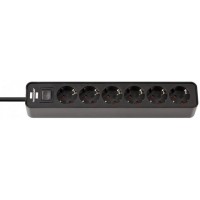 Ecolor power strip 6-way (power strip with switch and 1.5m cable)