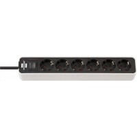 Ecolor power strip 6-way (power strip with switch and 1.5m cable)