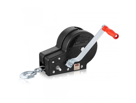 Ручная лебедка с крышкой DWK 35 VC, трос, 1588кг Dragon Winch