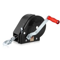 Hand crank winch with cover DWK 25 C, rope, 1133kg Dragon Winch
