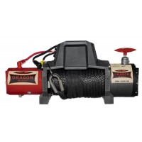 Лебедка электрическая Maverick DWM 12000 HD S с синтетическим тросом 20м, 5443кг Dragon Winch