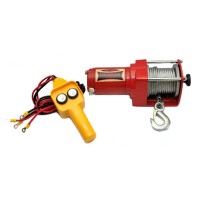Electric winch Maverick DWM 2500 ST YP with wire rope/yellow remote 10m, 1133kg Dragon Winch