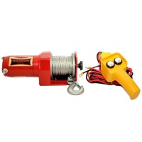 Electric winch Maverick DWM 2000 ST YP with wire rope/yellow remote 10m, 907kg Dragon Winch
