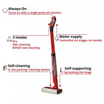 Cordless Hard Floor Cleaner CLEANEXXO 18V Einhell