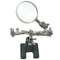 Helping hand with magnifying glass 62mm Lund