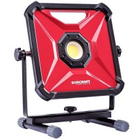 Li-ion Cordless COB (30W) rechargeable flood light 20V, 3000lm, 6500K, IK07, IP65 WORCRAFT