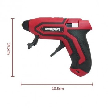 Li-ion Cordless hot melt glue gun 3.7V, 1.5Ah WORCRAFT