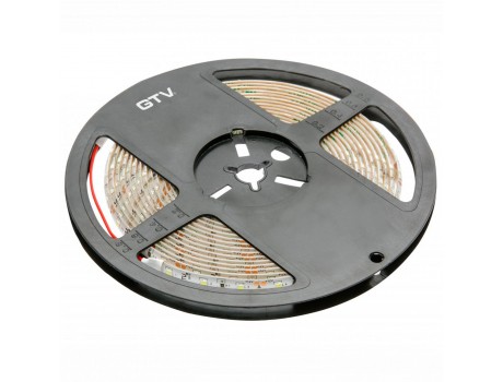 LED lenta Flash 5050, 300 LED 4000K, 72W, IP65 10mm, spole 5m, DC12V