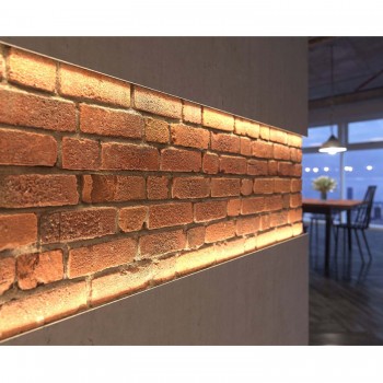 Алюминиевый профиль LED GLAX в стену для гипсокартонных плит, 3м, неанодированный