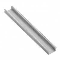 GLAX Mini attached aluminium LED profile, silver 2 m
