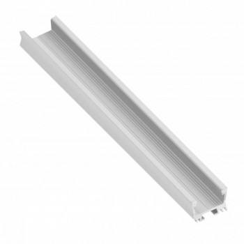 Алюминиевый профиль для LED ленты, GLAX Radiator, серебристый, 2 м