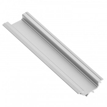 Алюминиевый профиль для LED ленты, GLAX угловой серебристый, 2м