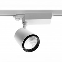 COB X-LINE LED spotlight for conductor rail, 15W, 1094lm, AC 220-240V, 50/60Hz, 24° light angle, IP20