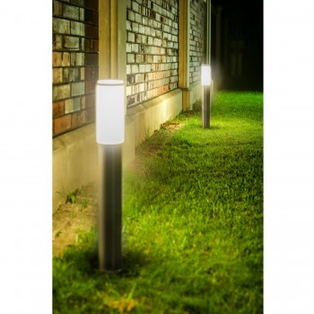 Garden luminaire MILAN-P 100,E27, MAX.40W, IP54, AC220-240V, 50-60Hz, pole, inox