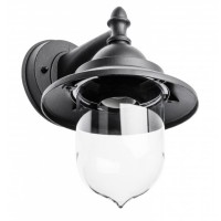 Garden luminaire TOSKANA-AD, E27, MAX.60W, IP54, AC220-240V, 50-60Hz, flat, black