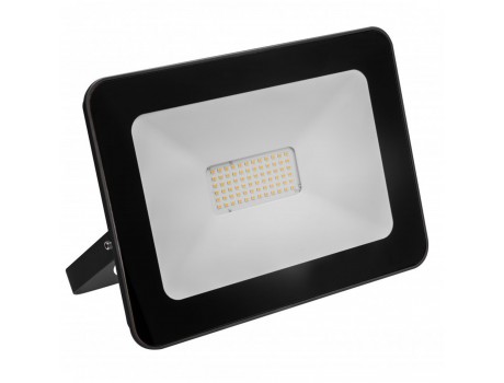 LED floodlight iLUX, 20W, 1600lm, 6000K, AC220-240V, 50/60 Hz, PF>0,5, RA>80, IP65, 120°, black frame