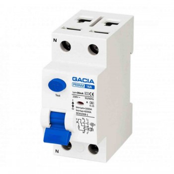 Residual Current Circuit Breaker Fi 2P 63A 30mA (Type A)