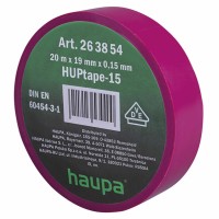 Insulation tape purple 0.15 mm x 19 mm x 20m HAUPA