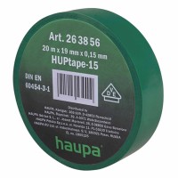Insulation tape green 0.15 mm x 19 mm x 20m HAUPA