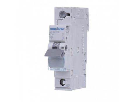 Miniature Circuit Breaker 6kA C 20A 1P Quick Connect Hager