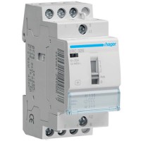 Contactor manual control 3NO 230V 25A Hager