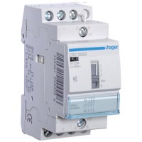 Contactor manual control silent 3NO 230V 2P 25A Hager