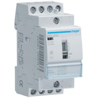 Contactor manual control silent 4NO 24V 2P 25A Hager