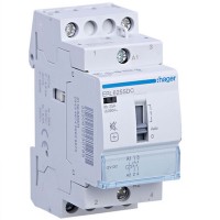 Contactor manual control silent 2NO 12VDC 2P 25A Hager