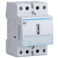 Contactor manual control silent 2NO 230V 2P 63A Hager