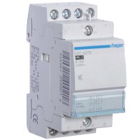 Contactor 2NO+2NC 230V 25A 2P silent Hager