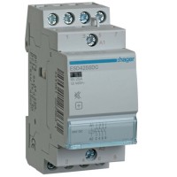 Contactor 4NO 24VDC 25A 2P silent Hager