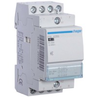 Contactor 3NO+1NC 12VDC 25A 2P silent Hager