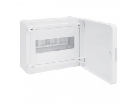 Surface mounting cabinet, white door 4 modules IP30 Golf Hager