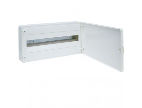 Surface mounting cabinet, white door 22 modules IP30 Golf Hager