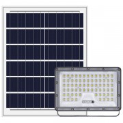 LED prožektors ar saules paneli un
