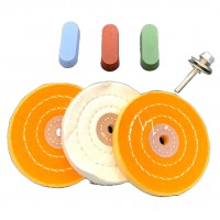 Polishing set with paste for hard metals (7pcs)