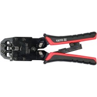 Crimping pliers for internet wires RJ45/10/11/12 YATO