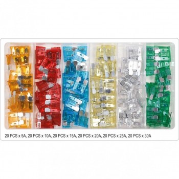 Car fuse set STANDART (120pcs) YATO