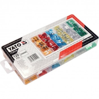 Car fuse set STANDART (120pcs) YATO