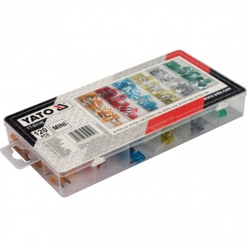 Car fuse set MINI (120pcs) YATO