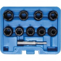 Bolt extractor socket set 1/2" 10-19mm (10pcs.) ELLIENT TOOLS