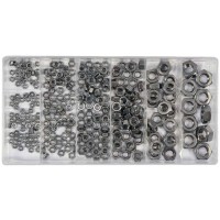 Stainless steel nuts set 300pcs (M3-M10) YATO