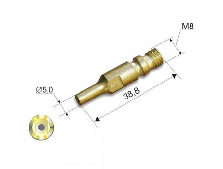 Режущее сопло №6 (200-300мм) для газового резака 341 P DONMET