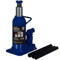 Hydraulic bottle jack, 12t TUV (245-478mm) vertical and horizontal TONGRUN