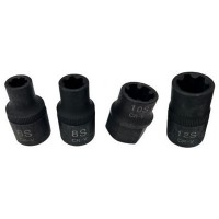 Набор головок RIBE 1/2" (6S-12S) 4 шт. ELLIENT TOOLS