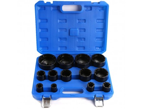 Inside tooth groove bearing lock nut set (13pcs) KM0-KM12 MHRTools